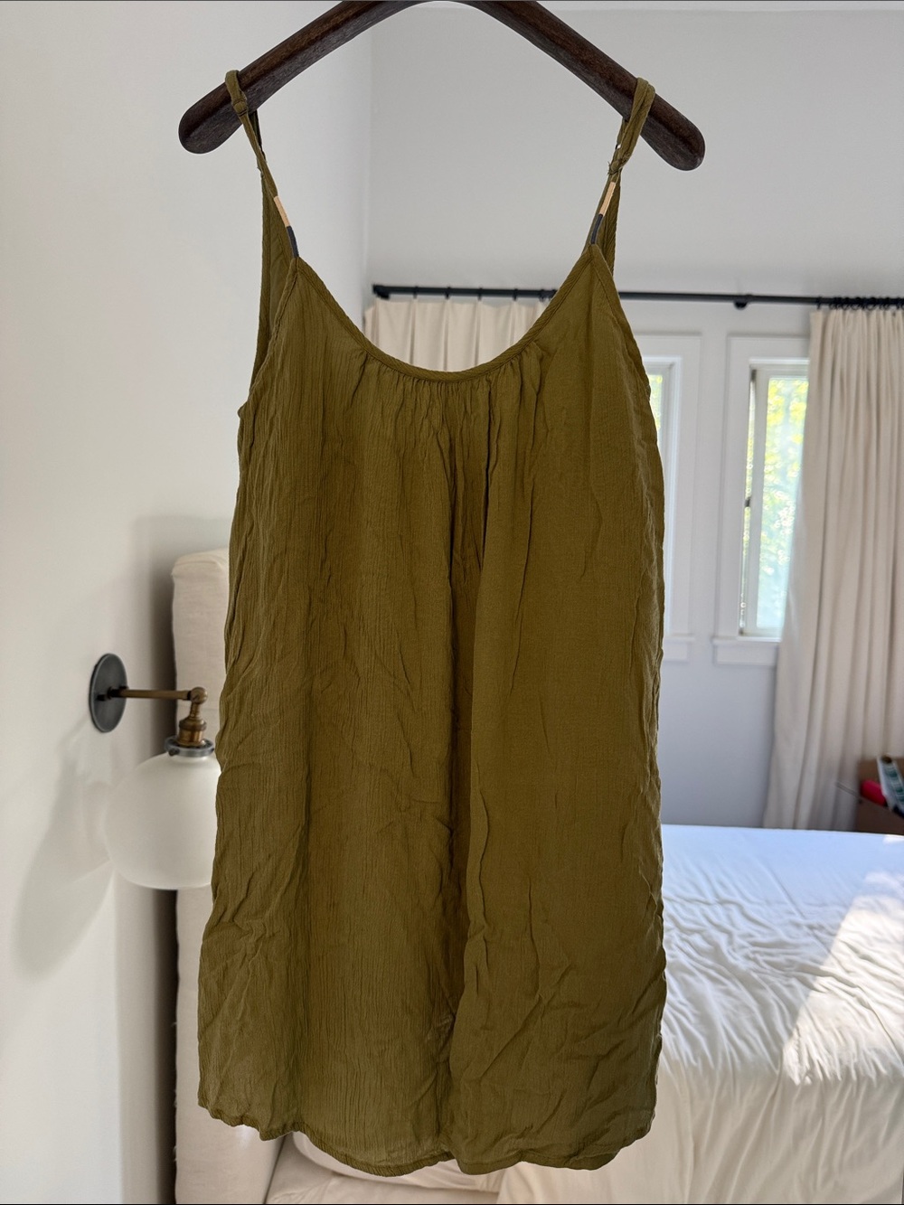 Roxy Olive Green Spaghetti Strap Camisole